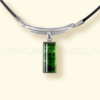 Колье Бернит, посеребрение